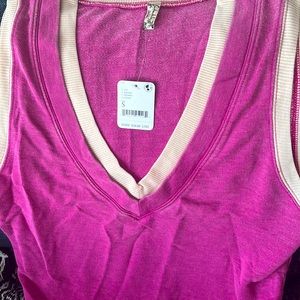 NWT Free People Tee Bodysuit